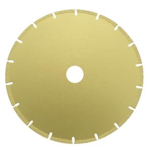 Wholesale 230mm Marble Cutting and Polishing Vacuum Brazed Saw Blade with Ti-coated Finishing from china suppliers