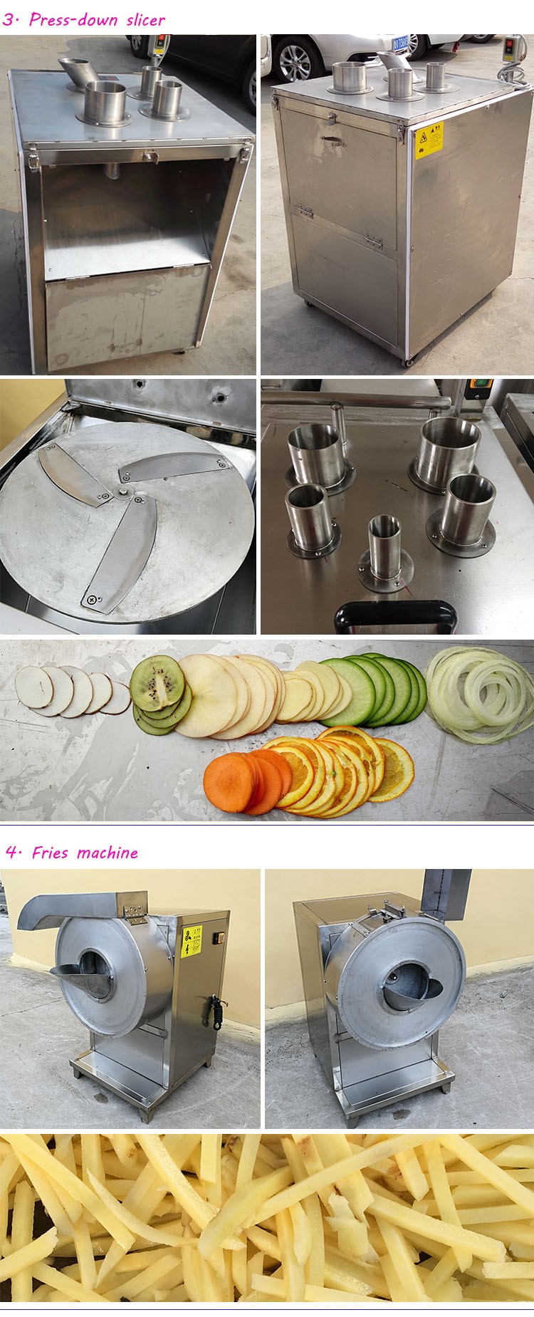 Restaurants Banana Chips Cutting Machine Stainless Steel 304 700 X 600 X 1000mm