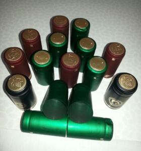 Wholesale PVC heat shrinkable film wine capsule professional wine bottle pvc shrink capsule from china suppliers
