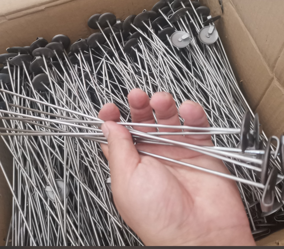 SS Lacing Anchors Hooks And Washers For Thermal Insulation Covers