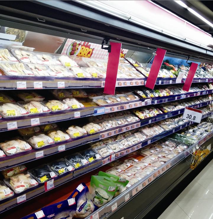 2m Showcase MultiDeck Open Chiller 4 Shelves With Two Sliding Doors