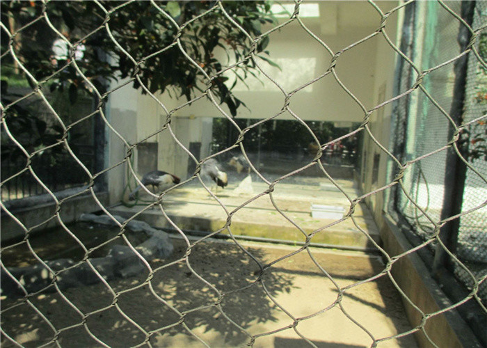 Expanded 304 316 Stainless Steel Rope Wire Mesh 200x200mm High Toughness