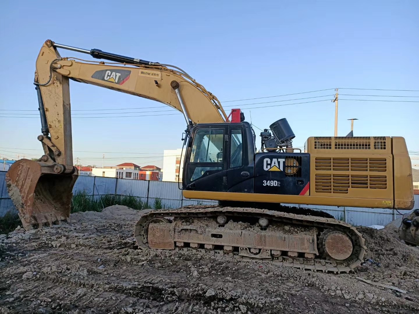 Used Cat 349 Cat349d2 49t Heavy Equipment Excavator Construction Excavation Machinery