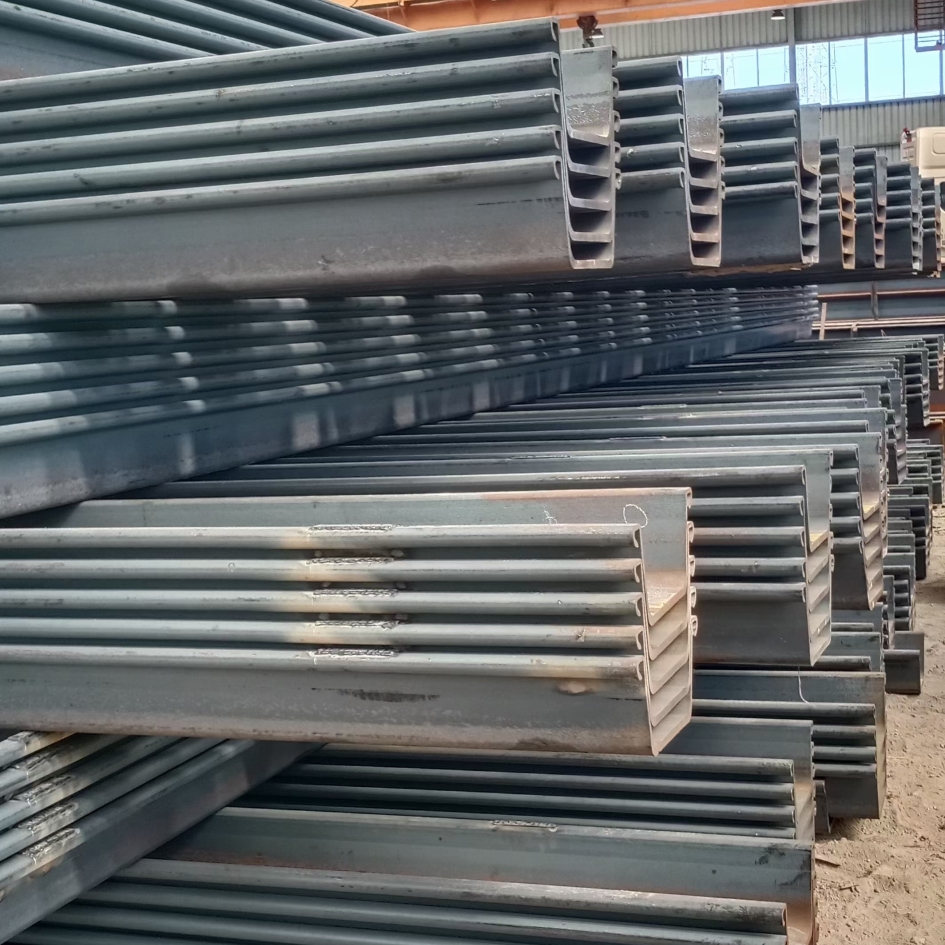 Larsen U Z Type Hot Rolled Steel Sheet Pile SY295 S355 SY390 DIN GB JIS Standard