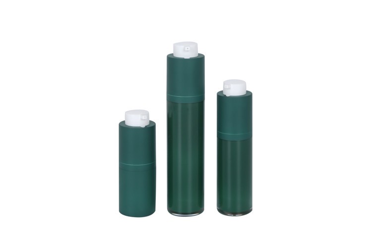 15/30/50ml Rotary Airless Lotion Bottle Acrylic Cylindrical Beauty Packaging