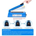 Thermal Heat Bag Sealer For Commercial Driven By Electric Plastic Impulse Heat
