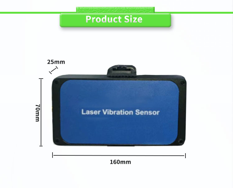 80mm-1000mm Automated Laser Measuring Displacement Acceleration Vibration Instrument