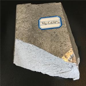 Wholesale MgGd30 Magnesium Master Alloy Ingot , Magnesium Gadolinium Master Alloy from china suppliers