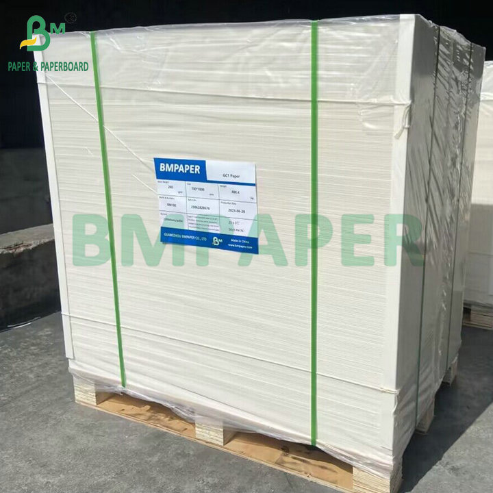 1mm 1.1mm Double Sided White Hard Claycoated Board For Gift Carton Box