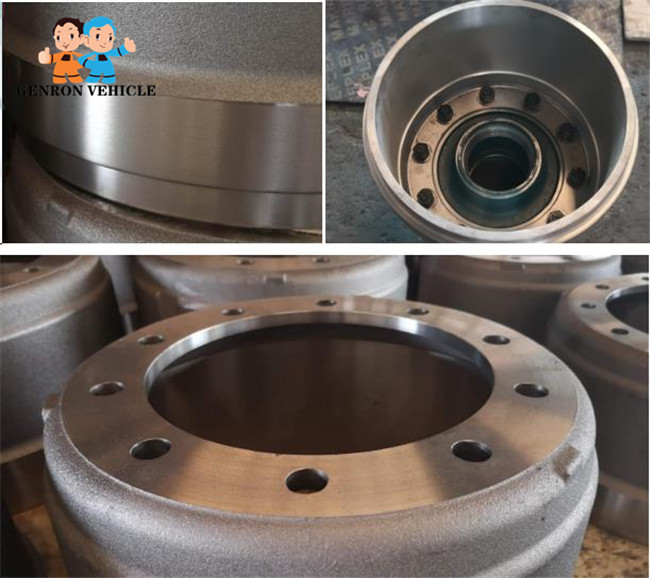 CHINA Hot Sale Custom Cast steel/Cast iron Forging Trailer Axle Brake Drum