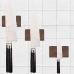 Sustainable Wood Magnetic Knife Holder For Wall STRONG Neodymium Magnets