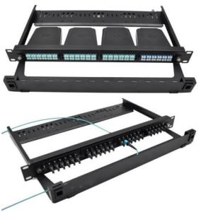 Wholesale 1U MPO MTP Fiber Optic Patch Panel 24 Port For Data Center from china suppliers