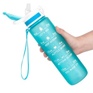Wholesale Custom Motivational Time Marker Water Bottle PP Personalised from china suppliers