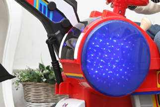 2023 Children's Electric Toys Excavator Engineering Ride On Car for Kids Plastic Yellow