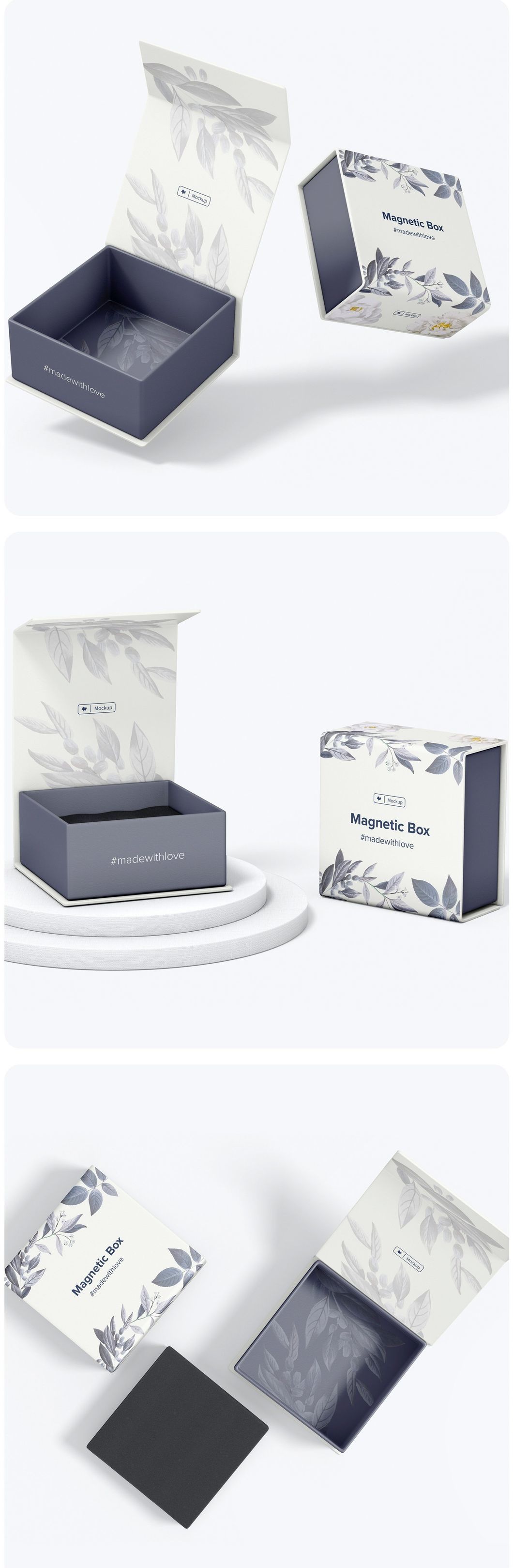 Magnetic Book Flip-Top Box Custom Packaging Packing Package Gift Jewelry Jewellery Perfume Advanced Exquisite Gift Cardboard Boxes Printed Logo Factory Price