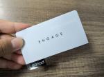 Transparent Plastic Business Cards Silkscreen Printing Size 85.6*54mm