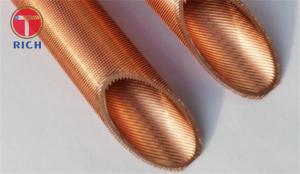 Wholesale TP2 Pure Cooler Copper Tube Threaded Seamless Efficient Cooling from china suppliers