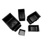 High Conductive ESD Plastic Bins For Small Parts Storage 95x165x70mm