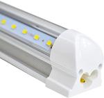 T8 Integrated LED Tube Light 4ft 120mm18w 20w Aluminum Milky Clear Cover