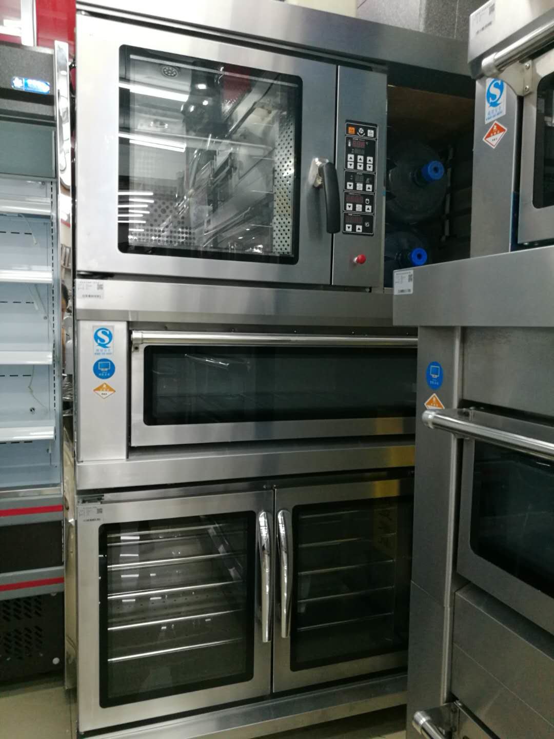 2 Trays Per Chamber / Electric Baking Ovens with Micro - computer Intelligent Control Smart Preset