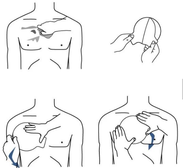 Emergency Wound Dressing Bandage IFAK Chest Seal Vented Rescue EMS First Responder