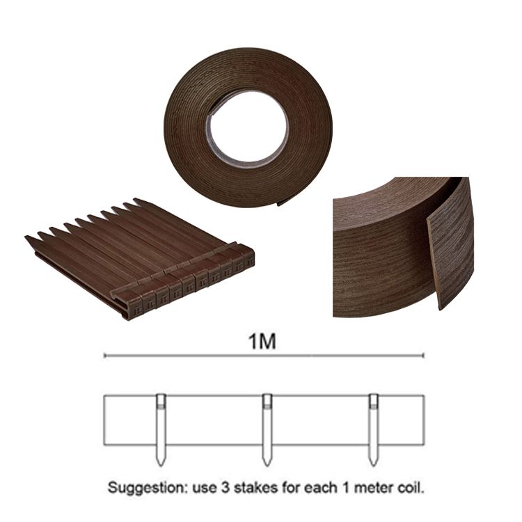 330mm Diameter Eco-friendly PE/PVC Plastic Garden Lawn Landscape Edging Border Ornaments