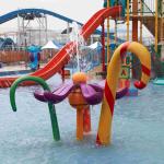 Customized Flower Spray Water Playground Equipment , Amusement Park Equipment
