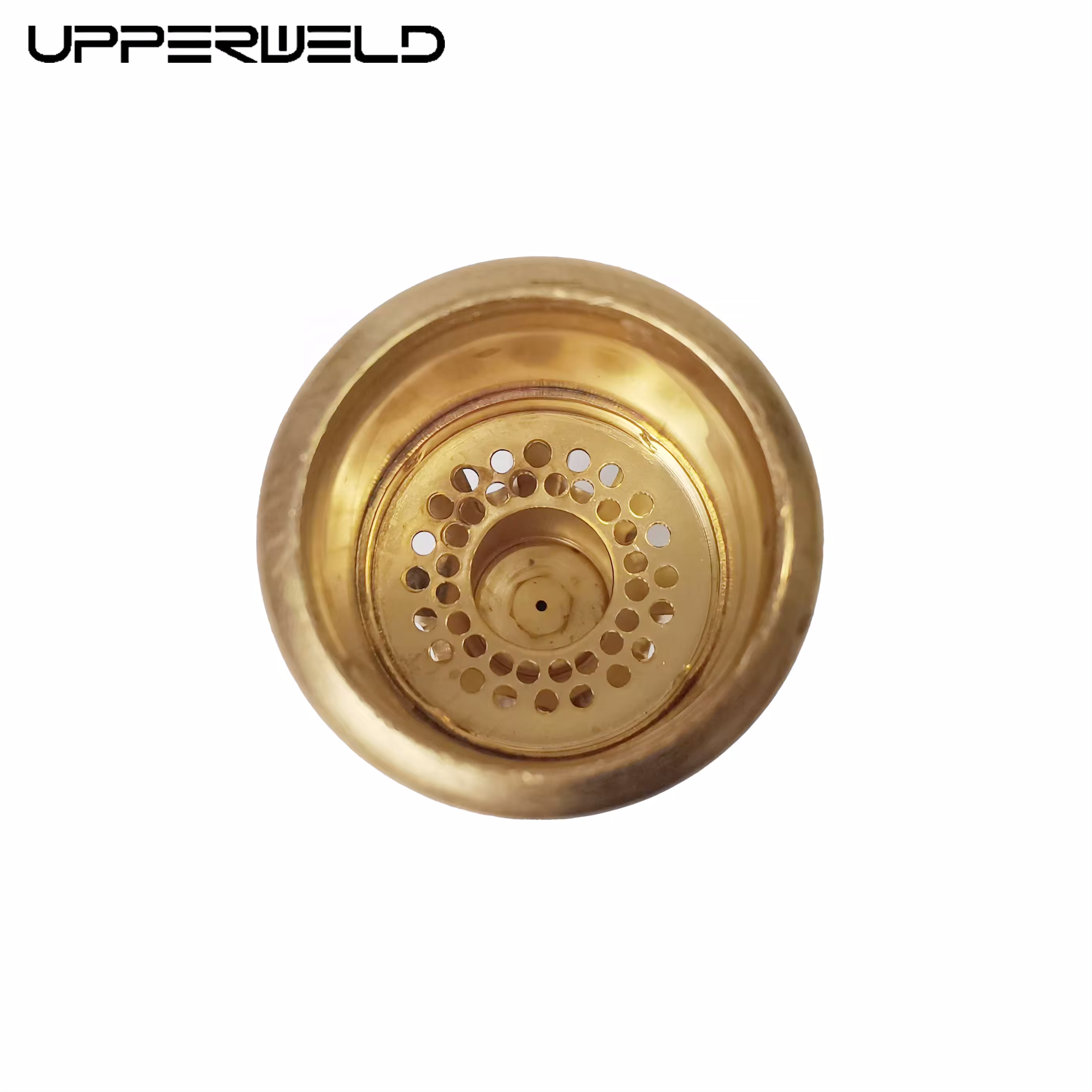 Upper Brass Weed Burner Gas Nozzle for Gold Heating Torch Propane Flame Weeding Burner
