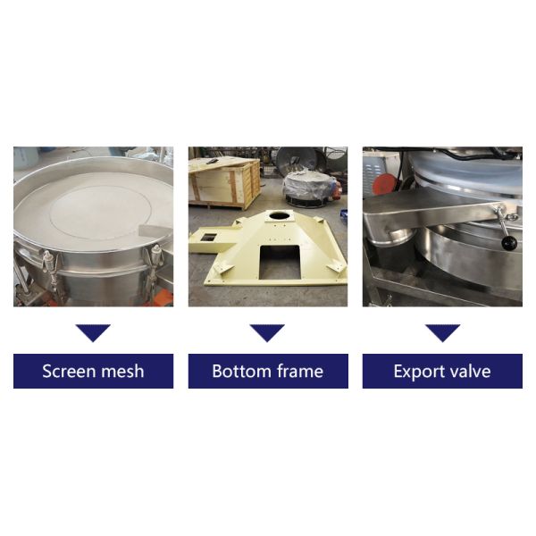 Circular Multi-layer Stainless Steel Vibrating Screen Large Production Powder Particle Grading Screening Equipment