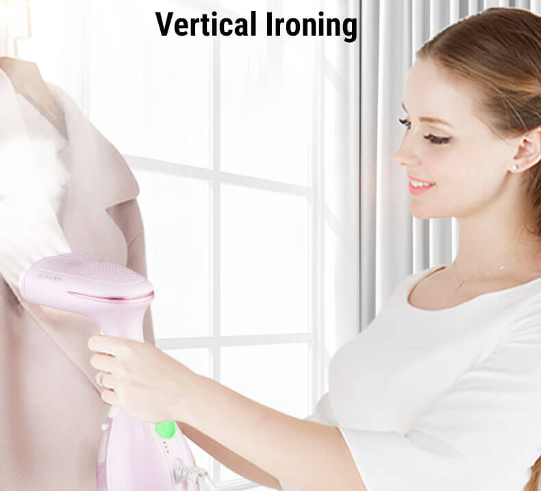 CE RoHS Approved Portable Garment Steamer for Home and Travel Fast 25 Second Heat up Time