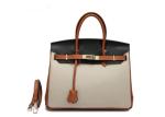 Fashionable Women Leather Handbags / Customized Casual Tote Bags Genuine Leather