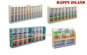 Wholesale MDF Colorful Design Or Wooden Cabinets Kindergarten Classroom Furniture , Antique School Furniture For Shoes Toy Storage from china suppliers