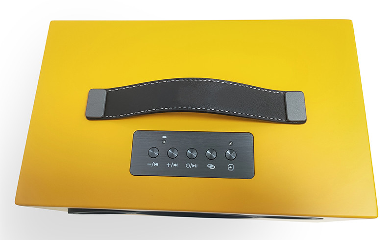 Portable Bluetooth Speaker High Power Wooden Cabinet Desktop Sytlish Bluetooth Speaker Built-in Battery