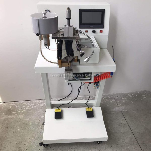 Rivet Nail Pearl Attaching Punching Machine , Automatic Beads Fixing Machine For Clothes