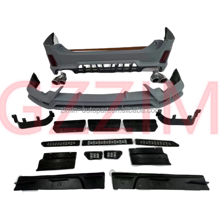 Car Bodykit Front And Rear Bumper Lip For Toyota Alphard 2015-2018