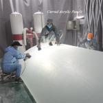 High Light Transmission Transparent Fiberglass Pool Shells for Large Outdoor