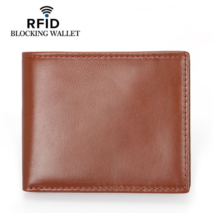 Anti-Theft RFID Blocking Men's Wallet for Secure Travel and Credit Card Protection