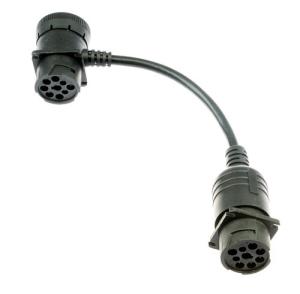 Wholesale J1939 Deutsch 9 Pin Male and Female Pass-thru to 9 Pin J1939 Male Cable from china suppliers