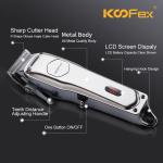 Automatic Rechargeable Electric Hair Trimmer , FCC 5W Mens Electric Hair Shavers