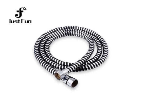 PVC Washer Plastic Shower Hose Stainless Steel Ferrule Brass Nuts With Chrome