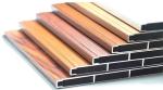 Wood Grain Sliding Glass T6 Aluminum Window Profiles