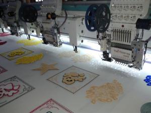 Wholesale Tai Sang Embro vista model 904+04(4 heads flat embroidery machine + 4 heads chenille embroidery machine) from china suppliers