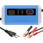 LCD Display 12V 24V 10A Car Motorcycle Battery Charger for Truck Dry Cell Water