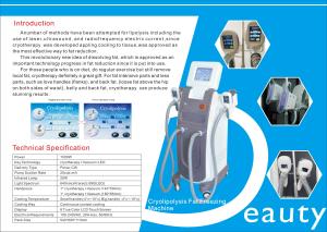 Wholesale Fat reduction body shaping cryolipolysis slimming machine for women from china suppliers