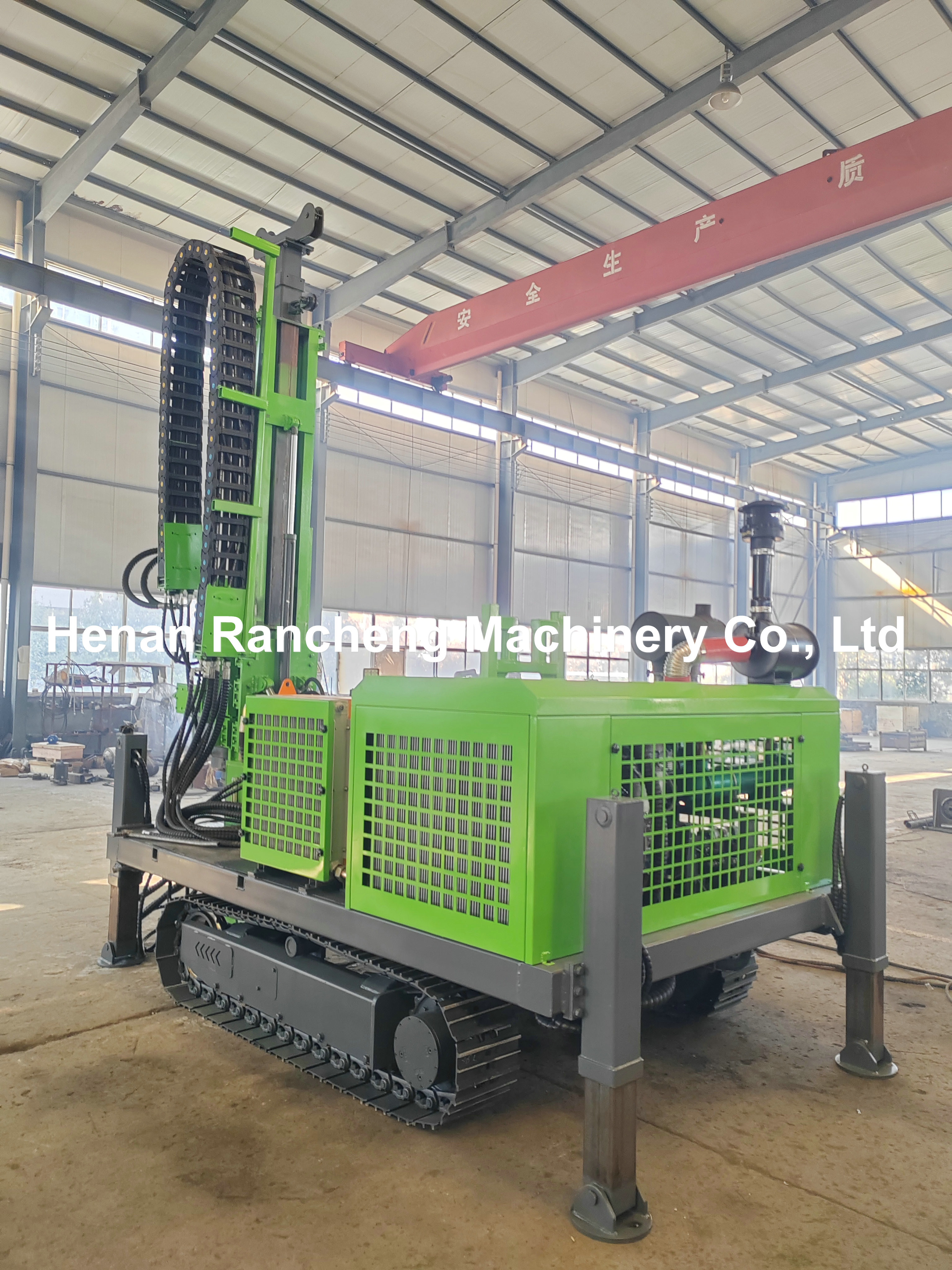 1200m Depth Full Hydraulic Core Drilling Rig With Yuchai Engine 6 Cylinders 92KW
