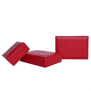 Wholesale Custom Red Leatherette Commemorative Coin Boxes 133*110*80mm from china suppliers