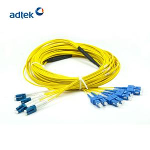 Wholesale LC/UPC-SC/UPC Duplex 8 Fiber Single Mode Cable PVC / LSZH Pre Terminated Fiber Optic Cable from china suppliers