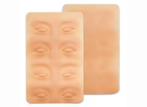 Wholesale 3D Silicone Eyebrow Permanent Makeup Practice Skin for eyebrows and eyelashes from china suppliers