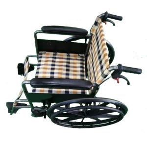 Wholesale Durable High Quality Manual Wheelchair Rehabilitation Therapy Supplies 8&quot; Front Caster,24&quot; Rear Mag Wheel Steel Tubing 1 from china suppliers