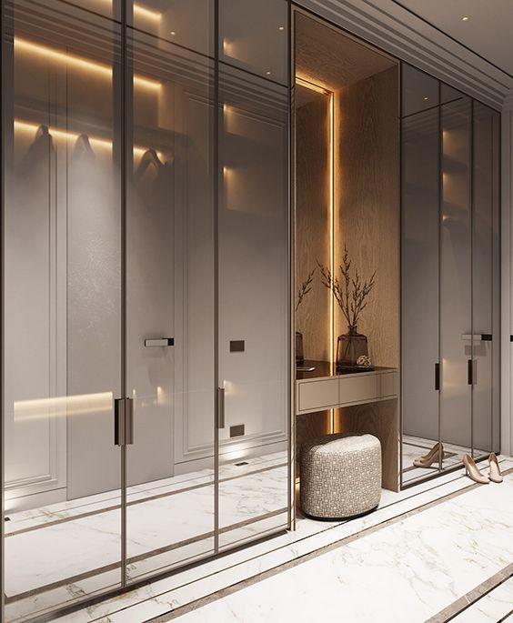 2.2m Master Bedroom Wardrobe Closets Double Closets Without Doors